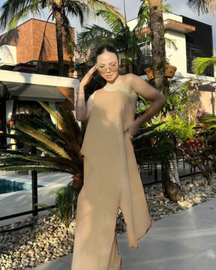 Conjunto Assimétrico Calça e Blusa de Um Ombro Só - Le Belle
