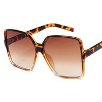 Óculos de Sol Unissex Estilo Oversized com Lentes Gradientes - Le Belle