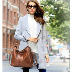 Bolsa em Couro Feminina Design Europeu Catarina - Nelima