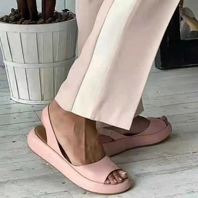 Sandália Casual com Plataforma Baixa - Le Belle