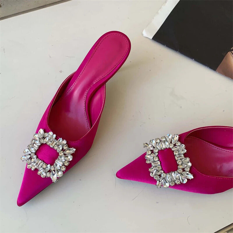 Mule Elegante com Cristais - Le Belle
