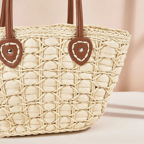 Bolsa de Palha Trançada Olivia - Nelima