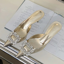 Mule Elegante com Cristais - Le Belle
