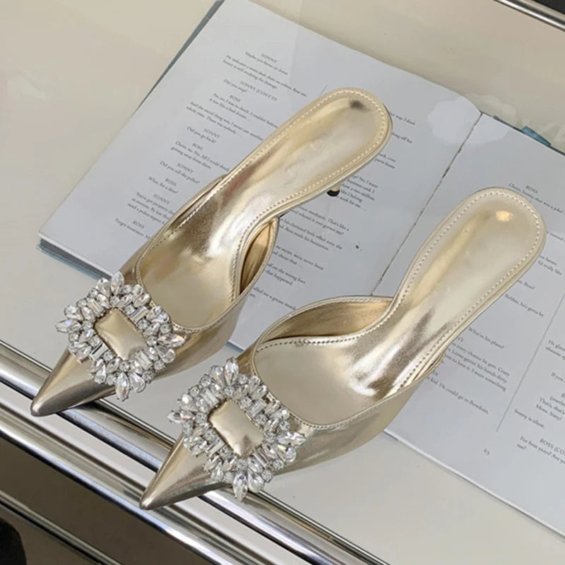 Mule Elegante com Cristais - Le Belle