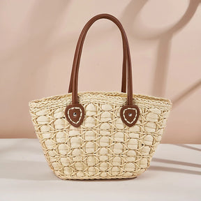 Bolsa de Palha Trançada Olivia - Nelima