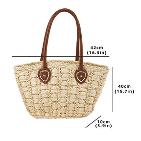Bolsa de Palha Trançada Olivia - Nelima