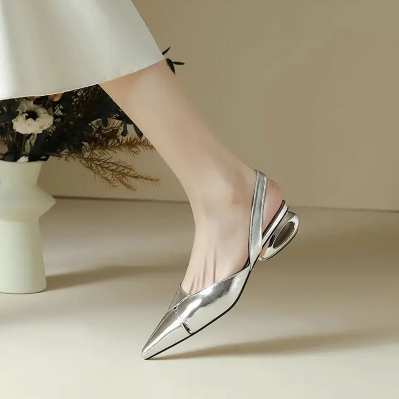 Sandália Scarpin Feminino Salto Baixo Antonella - Nelima