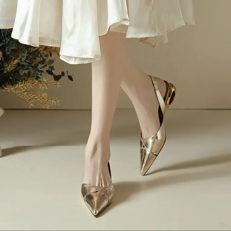 Sandália Scarpin Feminino Salto Baixo Antonella - Nelima