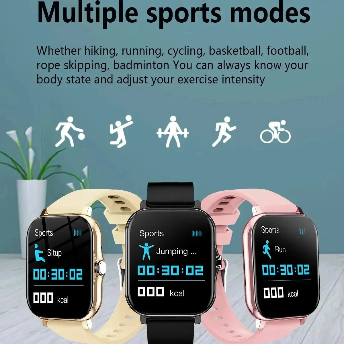 Smart Watch para Homens e Mulheres Impermeável - Le Belle
