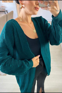 Cardigan Feminino em Tricô  - Nelima