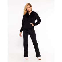 Conjunto Feminino de Veludo Plush com Capuz - Nelima