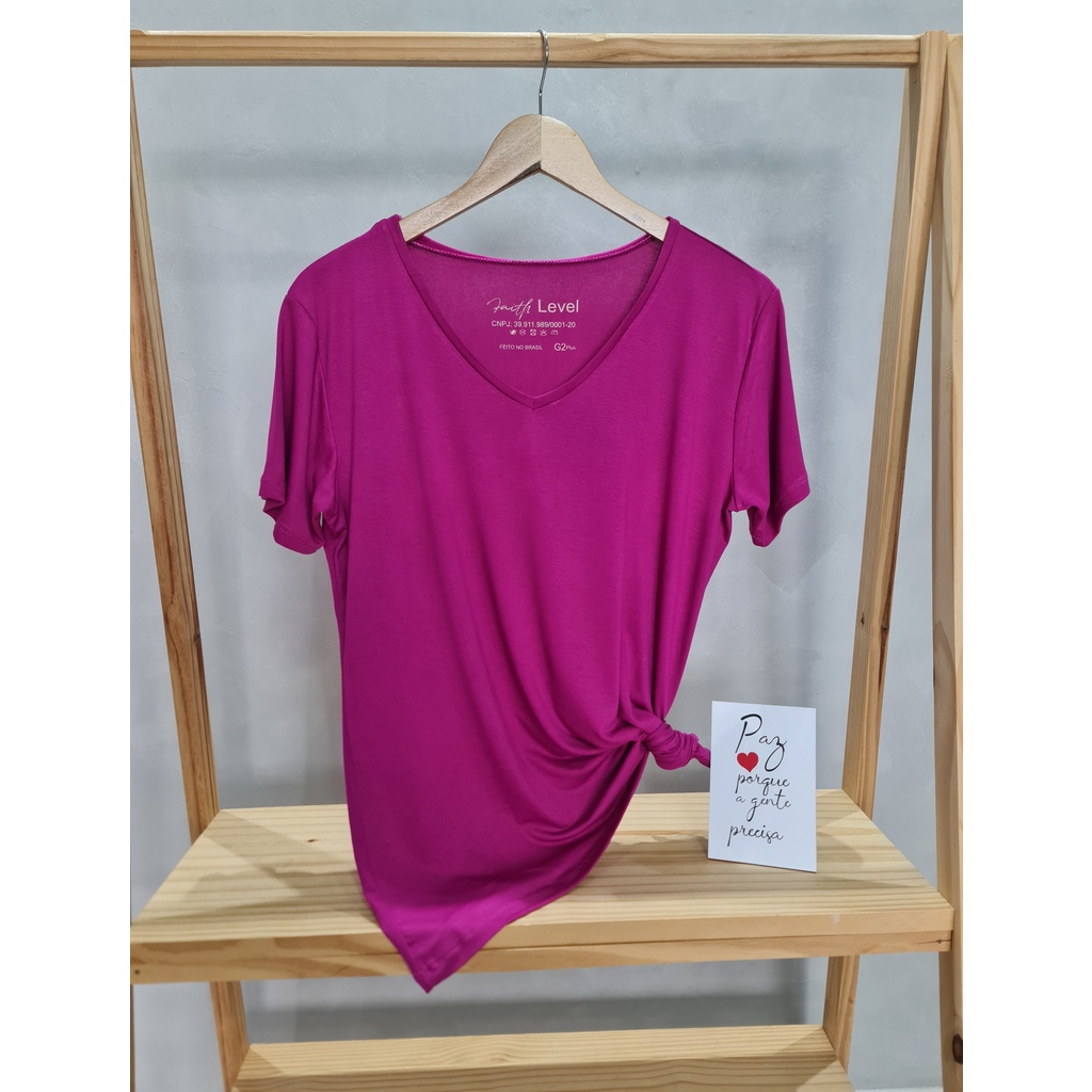 T-Shirt Soltinha Plus em Viscolaycra – Nelima