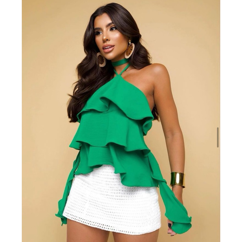 Blusa Feminina de Babados – Nelima