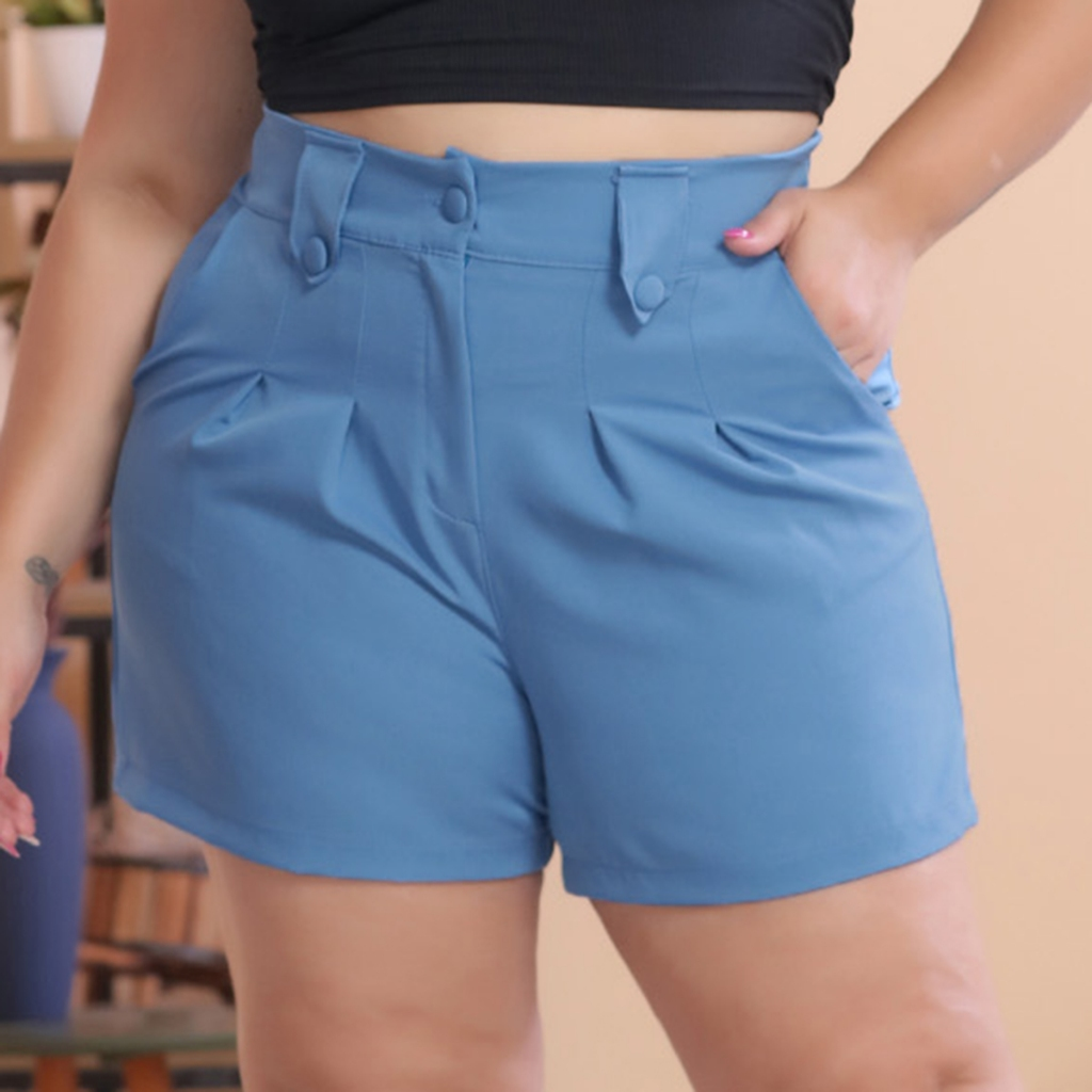 Short de Alfaiataria Plus Size – Nelima