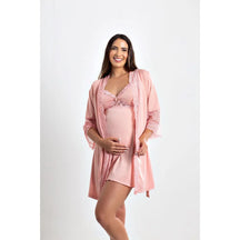 Camisola de Amamentação com Robe Luxo – Nelima