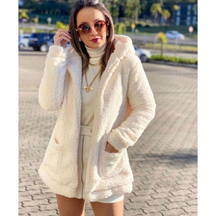 Casaco Teddy Max feminino (FORRADO)