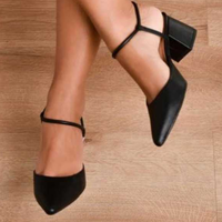 Sapato Feminino Scarpin Salto Baixo Conforto – Elegância e Leveza Para o Seu Dia a Dia
