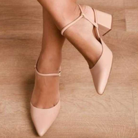Sapato Feminino Scarpin Salto Baixo Conforto – Elegância e Leveza Para o Seu Dia a Dia