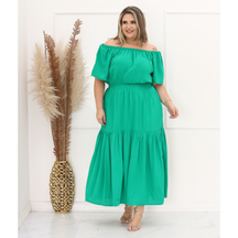 Vestido Longo Plus Size em Viscose – Nelima