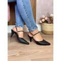 Scarpin Sandália Feminino Salto Baixo Fino Confortável