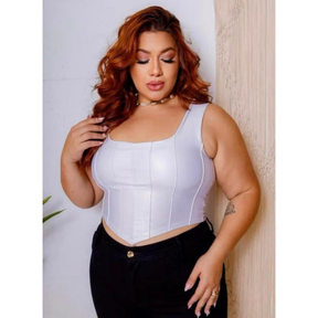 Cropped Corset Cirrê Plus Size – Nelima