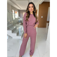 Conjunto Feminino Tricô Mousse Premium com Calça - Nelima