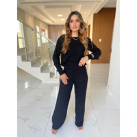 Conjunto Feminino Tricô Mousse Premium com Calça - Nelima