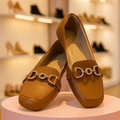 MOCASSIM FEMININO PRETO EM NAPA COM FIVELA DOURADA – ELEGÂNCIA E CONFORTO DO 34 AO 40