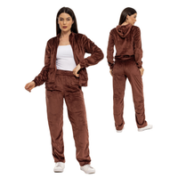 CONJUNTO FEMININO VELUDO PLUSH COM CAPUZ E BOLSOS CONFORTO PREMIUM | NELIMA MODA