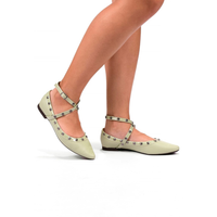 SAPATILHA BICO FINO BAILARINA BONECA COM SPIKE
