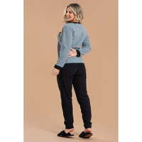 Pijama Feminino Soft Love Never Give Up Confortável Inverno Frio