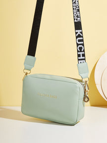 Mini Bolsa Elegante em Couro PU com Estampa de Letras - Le Belle