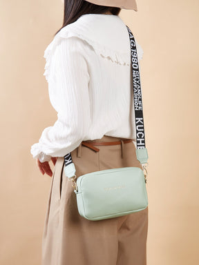 Mini Bolsa Elegante em Couro PU com Estampa de Letras - Le Belle