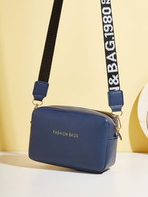 Mini Bolsa Elegante em Couro PU com Estampa de Letras - Le Belle