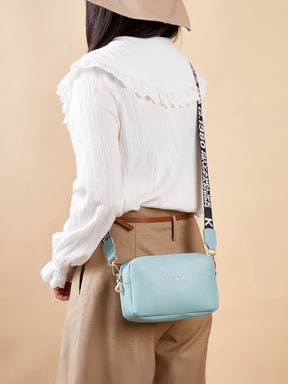Mini Bolsa Elegante em Couro PU com Estampa de Letras - Le Belle