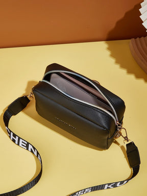 Mini Bolsa Elegante em Couro PU com Estampa de Letras - Le Belle