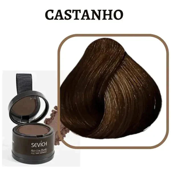 Tinta de Cabelo em Pó para Fios Brancos - Le Belle