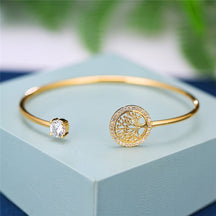 Bracelete Árvore da Vida com Cristais de Zircônia - Le Belle