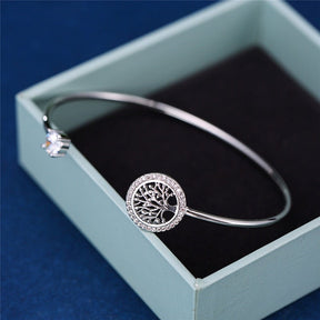 Bracelete Árvore da Vida com Cristais de Zircônia - Le Belle