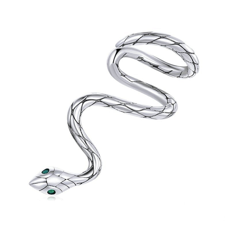 Brinco Clip Serpente Prata 925 - Le Belle
