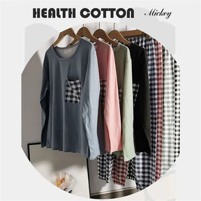 Conjunto de Pijama Feminino Xadrez - Nelima