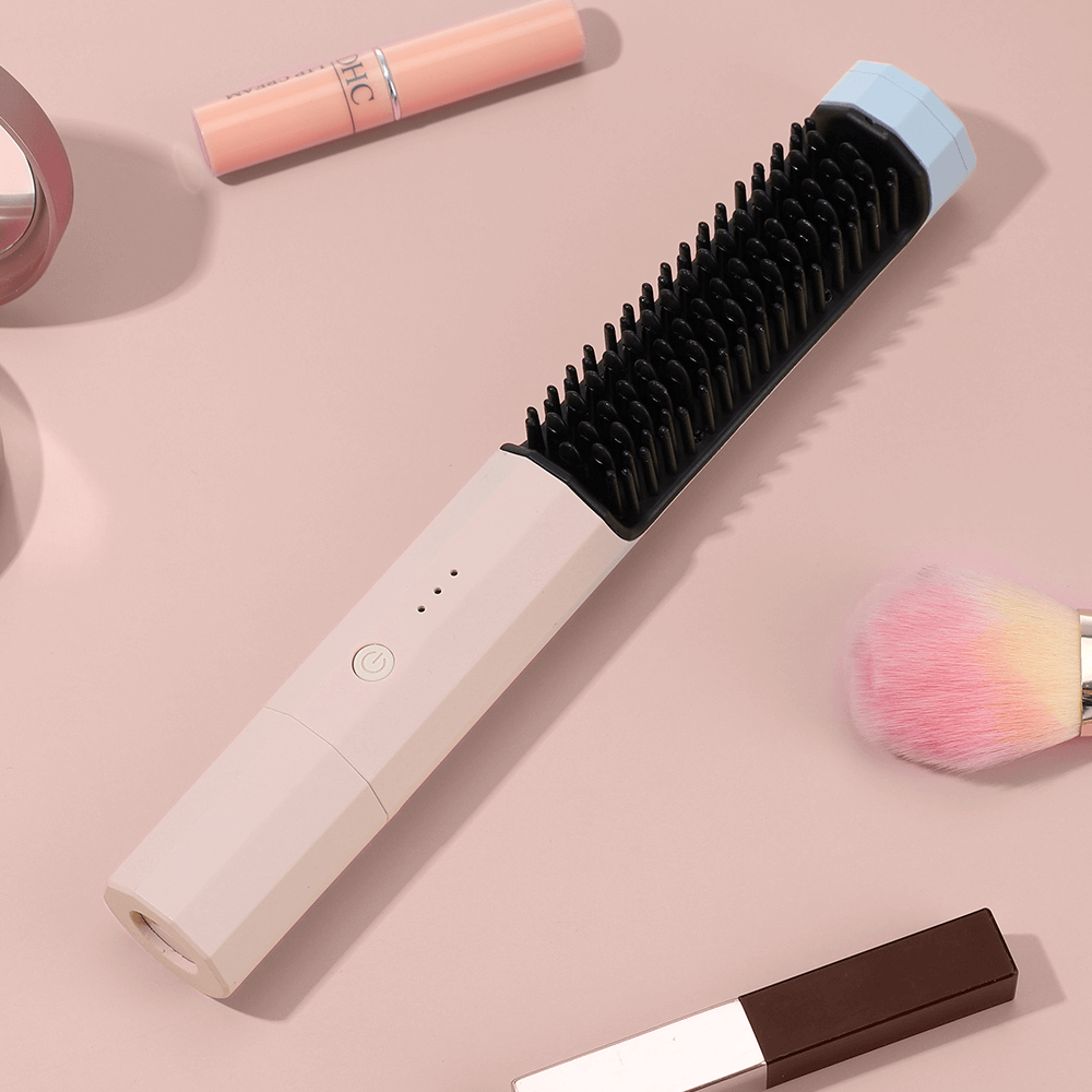 Escova Alisadora 2 em 1 USB Sem Fio - Le Belle