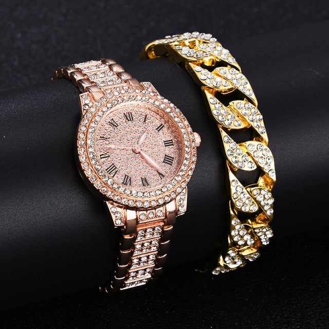 Relógio Feminino Pulse Strass com ou Sem Pulseira - Le Belle