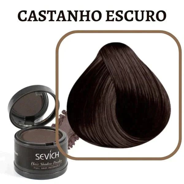 Tinta de Cabelo em Pó para Fios Brancos - Le Belle