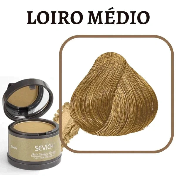 Tinta de Cabelo em Pó para Fios Brancos - Le Belle