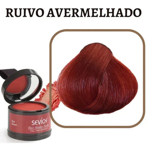 Tinta de Cabelo em Pó para Fios Brancos - Le Belle
