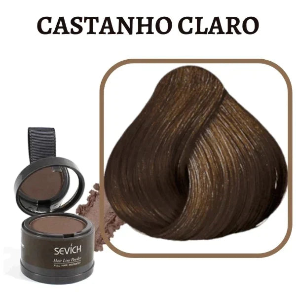 Tinta de Cabelo em Pó para Fios Brancos - Le Belle