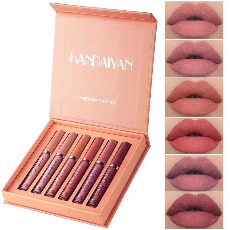 Batom Matte Kit Sexy Lips Handaiyan - Nelima