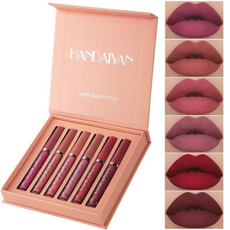 Batom Matte Kit Sexy Lips Handaiyan - Nelima