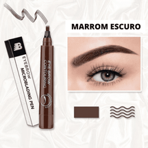 Caneta Microblading para Sobrancelhas Fio a Fio a Prova D'água - Nelima